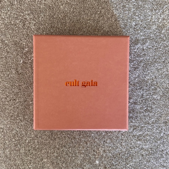 NWOT Cult Gaia Meta Rhinestone Earring - Picture 7 of 7